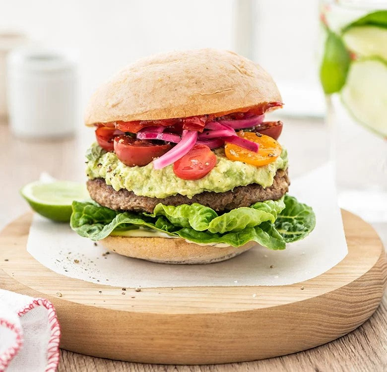 Beef Burger -120g Gluten free (20 x 120g p/pkt) - Angel Bay