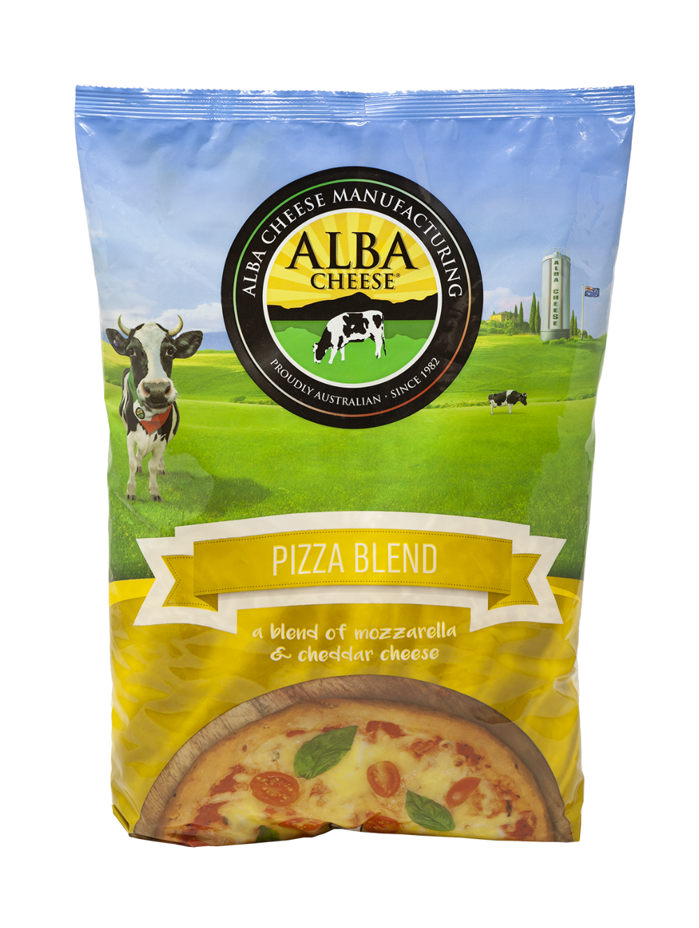 Cheese- Pizza Blend Shredded Cheese - 2kg pkt (Alba)