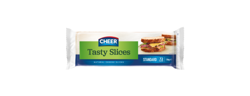 Cheese -Tasty Sliced (72 slices) 1.5kg (cheer)