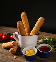 Battered Frank- 8”  (20 x 150gm) p/box - Moka Foods