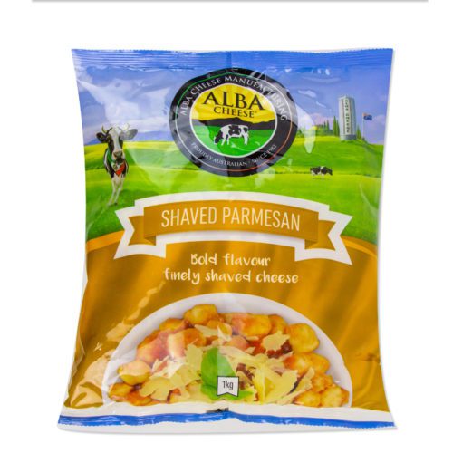 Cheese - Parmesan shaved (1kg pkt)- Alba