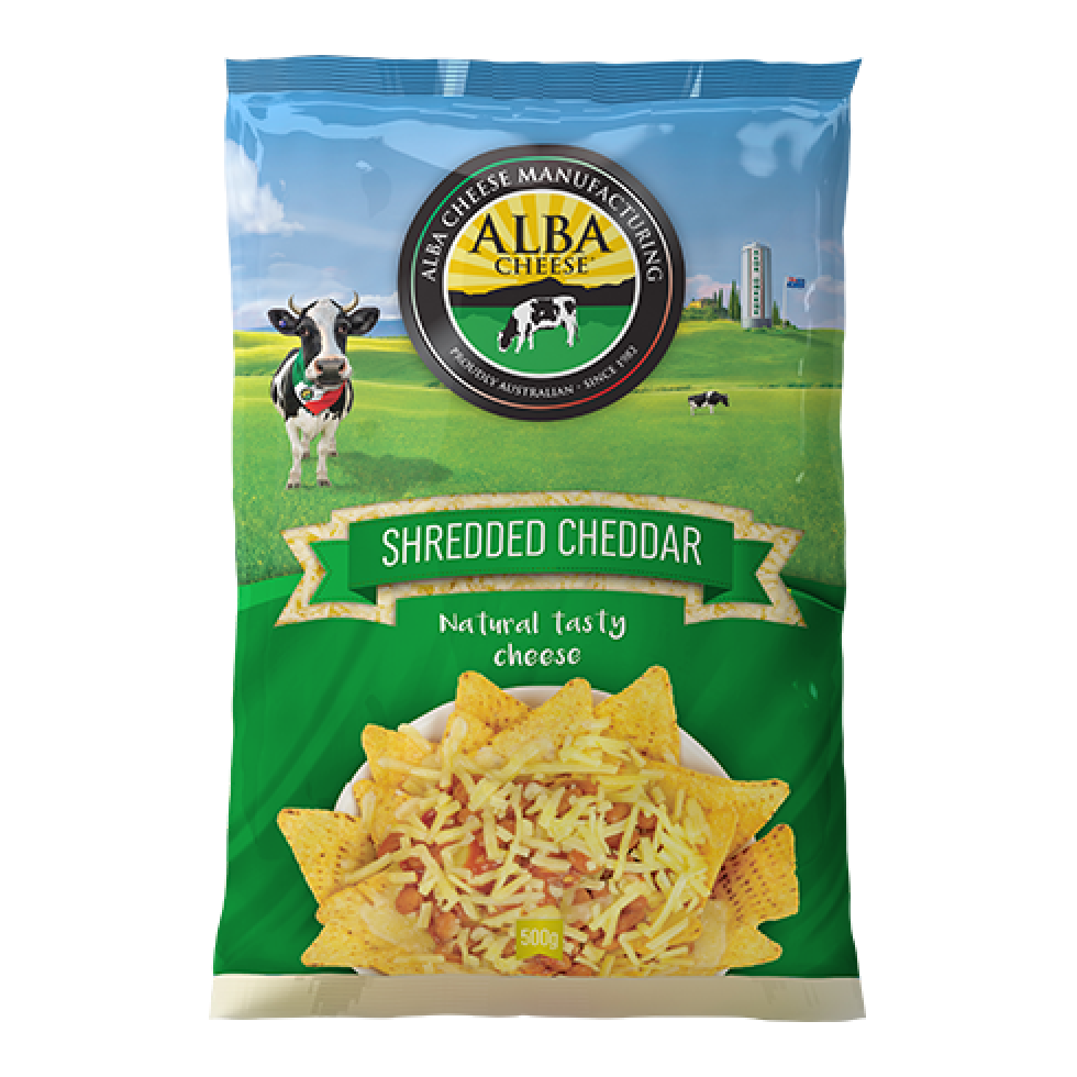 Cheese - Shredded Cheddar- Alba (2kg)