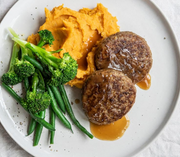 Beef Rissoles 110g (24 p/bag) - Angel Bay