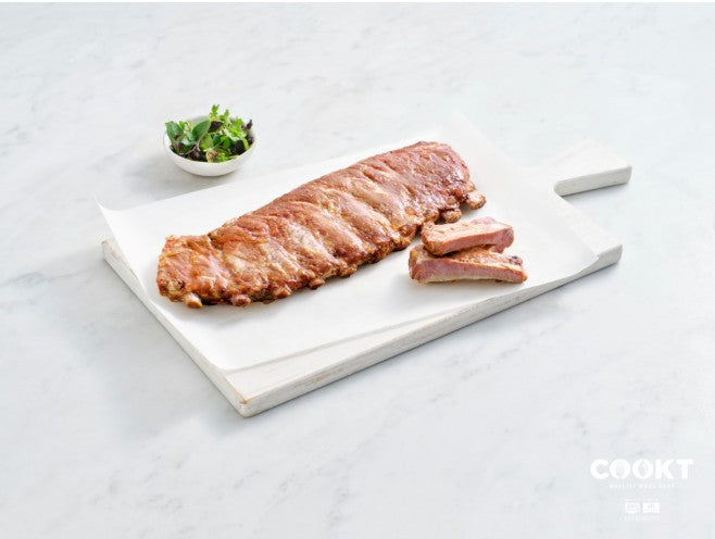Pork Ribs Plain (approx 1.5kg) -Pre Cooked Ready to Heat and Serve-  'KRC COOKT'