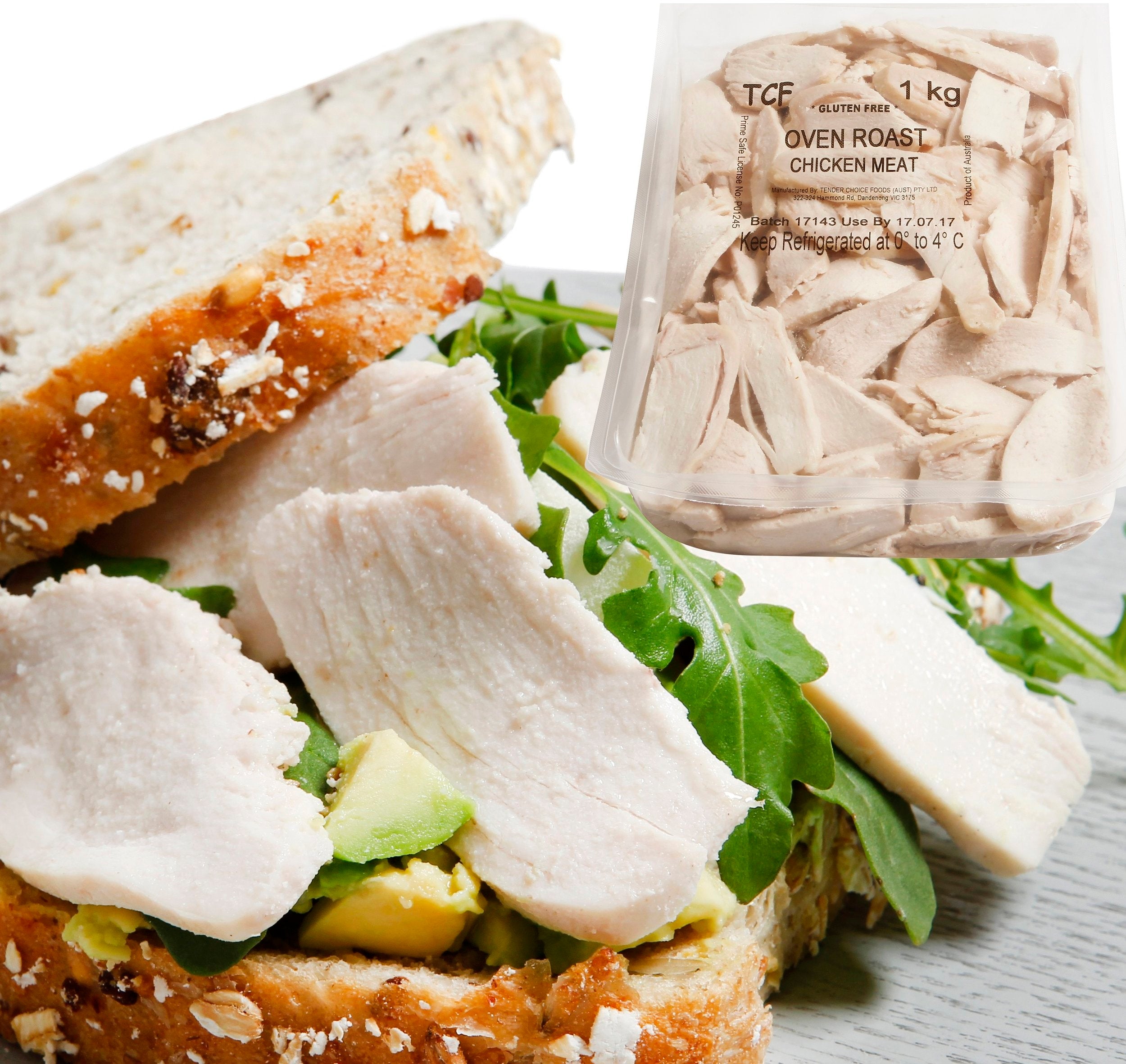 Tender Choice Oven Roast Pulled Chicken 1kg - TCPC