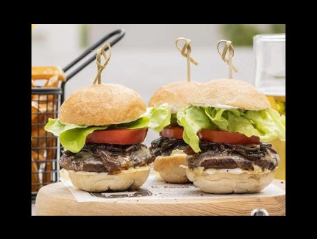Beef Burger -40g slider- (40g x 20 p/pkt) - Angel Bay