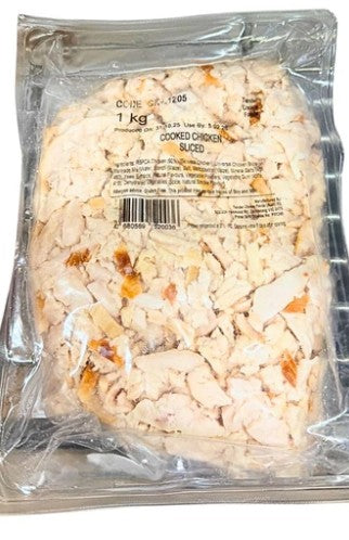 Chicken - pre cooked oven roasted breast and thigh mix 1kg -Tender choice