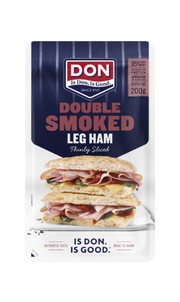 Don Ham Thin Sliced- Double Smoked (9 x 200g pkts) p/box