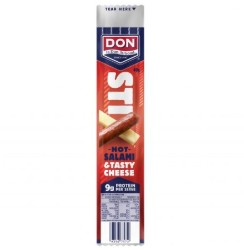 Salami - Hot Stix and Cheese Snack (40g) - Don Smallgoods