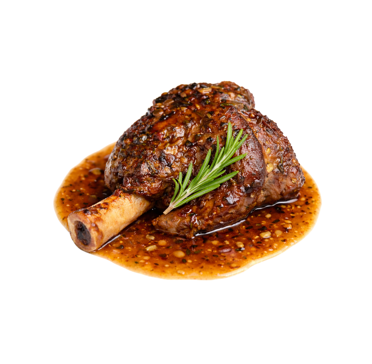 Lamb shanks in red wine sauce- Pre cooked - (Heat & Serve) approx 450g