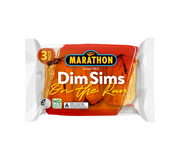 Dim sims - Precooked (Fried) -On the run ready to heat & eat- (3 p/pkt) - Marathon