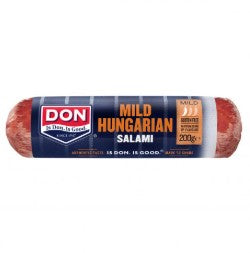 Salami- Mild Hungarian Chub - (200g ) - Don Smallgoods