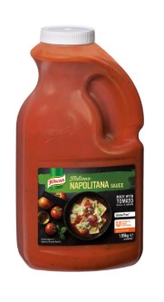 Napolitana Sauce 1.95KG - Pre Cooked ready to heat and serve - Knorr