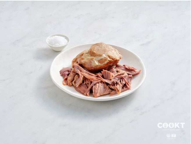 Pork - Smoked Pulled pork - (approx 1kg) Pre cooked ready to heat and serve  -  'KRC COOKT'