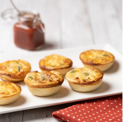 Party Quiche - Lorraine Party Pack (40g x 60) Vegetarian Ivans Pies