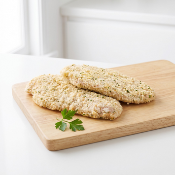 Chicken schnitzels (6 per bag) - Frozen