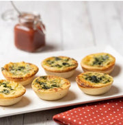 Quiche -Spinach & Cheese - Party pack (40g x 60) Ivans Pies