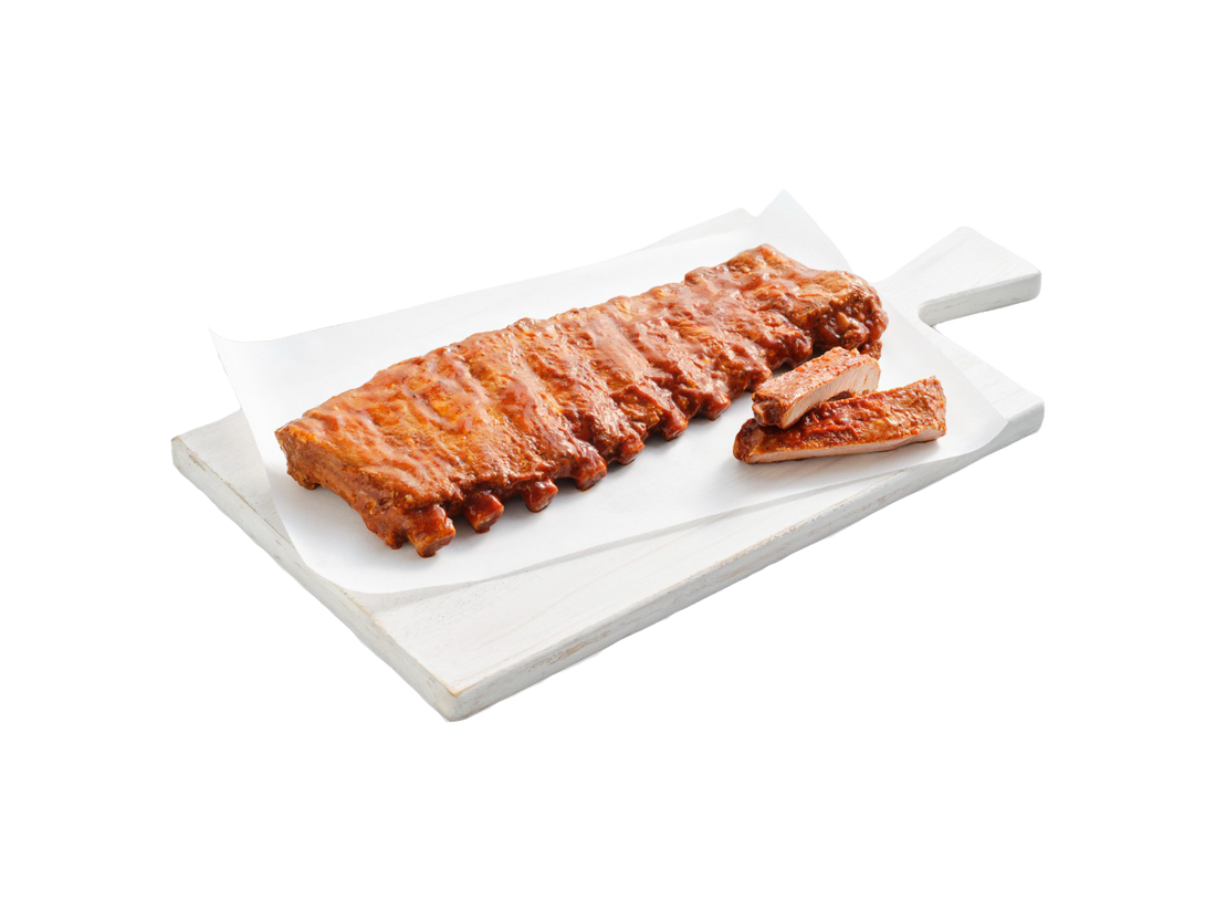 Pork Ribs Tennessee BBQ (approx 1.5kg) -Pre Cooked Ready to Heat and Serve-  'KRC COOKT'