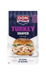 Don Turkey - Shaved (8 x 160g pkts p/box)